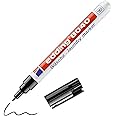 edding 8040 laundry marker - black - 1 pen - round nib 1 mm - textile marker for labelling clothes, wash-resistant at 95°C - laundry pen