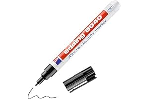 Edding 4-8040-1-4001 Marker do Ubrań, Czarny, 1 mm