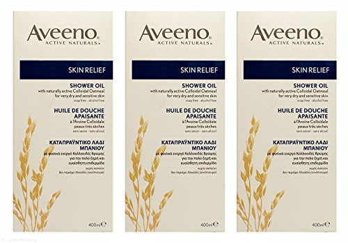 Multibuy 3x Aveeno® Skin Relief Shower Oil - 400ml