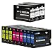 Produktbild Liondo® 12er Multipack Drucker- / Tintenpatronen Kompatibel zu Canon Maxify PGI-1500 XL BK/C/Y/M MB-2000 Series / MB-2100 Series / MB-2300 Series / MB-2700 Series - 3x Schwarz 38ml, Color (3x C, 3x Y, 3x M) je 16ml