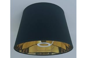 ARG LIGHTING Abat-jour de 25,4 cm pour lampe de table, fait à la main, intérieur doré, style Empire