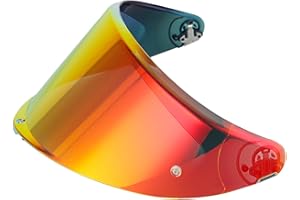 Mulcort Helmvisier Ersatz für AGV K6 K6S Integralhelmschild Motorradhelmlinse