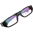 TECHNOVIEW Spy Camera Specs Hidden Camera Spy Glasses Video & Audio Recording 480p Lens, Free 32GB Sd Card, Spy Wearable Glasses Hidden Camera Indoor Outdoor
