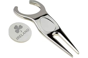 Ashton and Finch Golf Divot Pitch Mark Repairer and Ball Marker Golf Gifts For Men