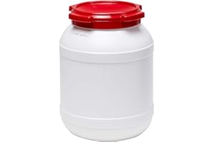CERTEO kaiserkraft Weithalsfass 26l - Inhalt 26 Liter - Fass Kunststofffass Rundfass Standfass Weithalstonne Tonne