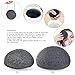 PIXNOR Konjac Sponge All Natural Facial Body Sponges with Activated Bamboo Charcoal