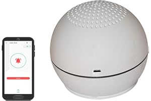 USEELINK Intelligente Wi-Fi-Sirene, drahtlose Sirene, Diebstahlsirene, 100-Dezibel-Sirene, diese Sirene muss mit anderen Sensoren (z. B. Wassermeldern) verwendet werden und kann nicht alleine verwendet werden.