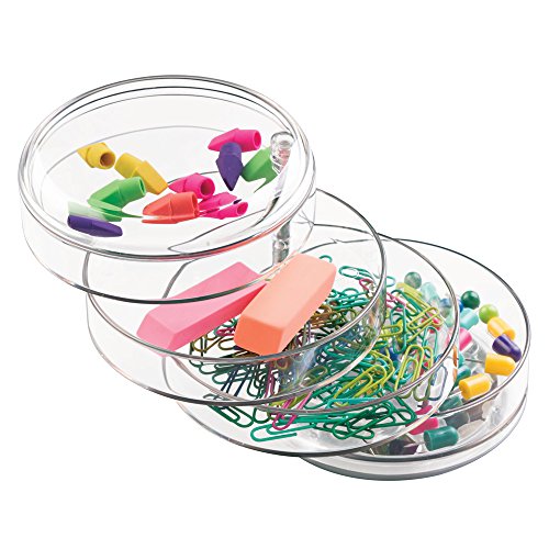 InterDesign 34820EU Schwenkbarer Schmuckkasten mit 4 Etagen, durchsichtig - 3