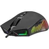 Rampage SMX-G68 SPEAR Full RGB 7200DPI Siyah 7D Makrolu Gaming Oyuncu Mouse