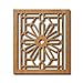 Produktbild Frank Lloyd Wright ROOKERY BUILDING Design Laser Cut Wood Trivet by Lightwave Laser