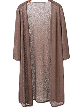 Filati Lungo Sezione Sottile Il Sole Di Estate Dei Vestiti Di Protezione Di Grandi Dimensioni Le Donne Cardigan...