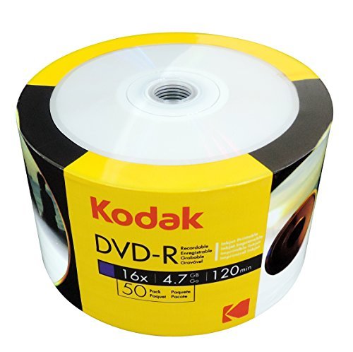 KODAK DVD-R 4. 7GB Printable 50P RS.3159 (30.00% Off) - Amazon
