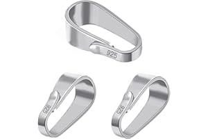 DIY925 My-Bead 1 anello passanti per collana Argento 925 9mm connettore per ciondoli collana ciondoli ciondoli passanti occhielli gioielli chiusura DIY