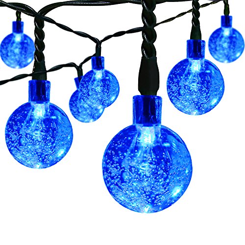 Preisvergleich Produktbild Solar Outdoor Lichterkette ICOCO 6 Meter 30 LEDs Wassertropfen Solarbetrieben Lichterkette Wasserfest Weihnachten Dekoration für Garten, Terrasse, Hof, Haus, Weihnachtsbaum, Feiern