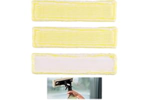 SHARHARGE Pads for Karcher Window Vacuum Cleaner 3Pcs Compatible with Karcher Window Cleaner Compatible with Karcher WV2 WV5 WV6 Plus Premium