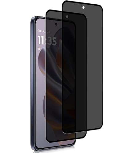 Privacy Schutzfolie + Kameraschutz Für Motorola Moto Edge 50 Fusion – 2+2 Stück, Anti-Spy, TPU