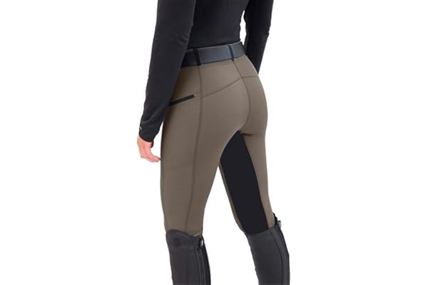 Generic Pantalon D'équitation pour Femmes Hommes Taille Haute Pantalon Élastique Culotte Équestre Skinny Jodhpurs Yoga Leggings pour Le Camping