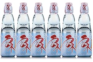 LET'S GO MARKET Hatakosen Ramune Soda – Saveur originale 200 ml (6 flacons)