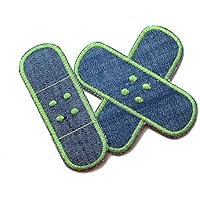 Set Jeansflicken Hosenpflaster Bügelflicken für Kinder/Erwachsene