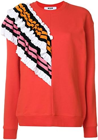 MSGM Women's 2441Mdm8018429818 Red Cotton Jumper