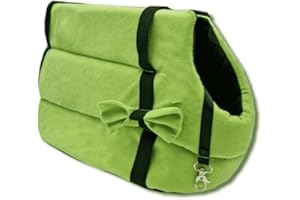 Odolplusz Elegante Hundetasche für Hunde/Katzen, Waschbar - Kleine/Mittlere/Mittelgroße, XS, S, L, M/Hundetragetasche Katzentasche Tragetasche Transporttasche (gruen)
