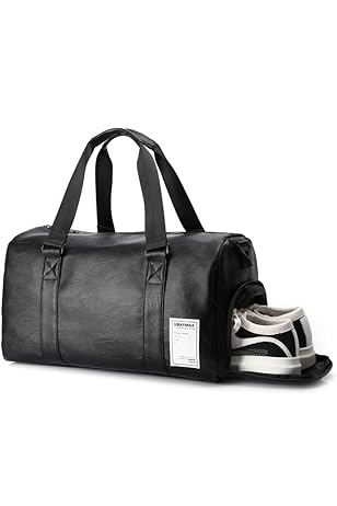 Borsone Weekend Uomo Stile Vintage - Marrone, Capiente E Pratico - Foto 3