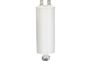 Condensador de Arranque de Motor, 14 µF, 450 V, 35 X 83 mm, conexión M8, Miflex, 14 uF.