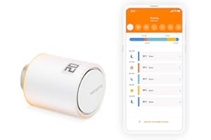 Netatmo Inteligentna głowica termostatyczna (Odnowiona) - Akcesorium do inteligentnego termostatu i do zbiorowego pakietu grzewczego, NAV-R-EN