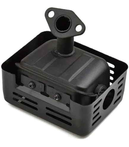 Cancanle Schalldämpfer Auspuff für Honda GX340 GX390 GX420 11HP 13HP 389cc 420cc 4-Takt Gasmotor Wasserpumpe 18310-ZE2-W61