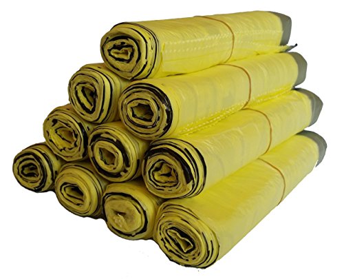 Gelber Sack – Ein Karton mit 10 Rollen (130 Gelbe Säcke) – 15 µm Folienstärke - 2