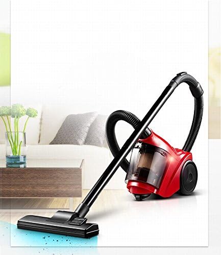 Vacuum Cleaner Home Horizontal Suction Handheld Small Powerful High-Power Dry Mite Meter,Red