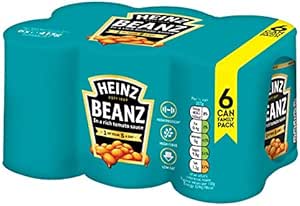 Heinz Baked Beanz, 6 x 415g