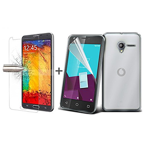 TBOC Pack Funda de Gel TPU Transparente Protector Pantalla Vidrio Templado para Vodafone Smart Speed 6 Funda de Silicona Ultrafina y Flexible Protector de pantalla Resistente a Golpes Ca das y Ara azos reviews TBOC Pack Funda de Gel TPU Transparente Protector Pantalla Vidrio Templado para Vodafone Smart Speed 6 Funda de Silicona Ultrafina y Flexible Protector de pantalla Resistente a Golpes Ca das y Ara azos