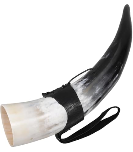 Lot De 7 Cornes à Boire Vikings – Vintage, Fabriquées En Ukraine, Bon état