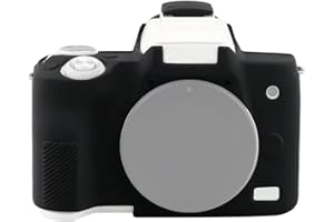 SUPERNIC Silicone case Compatible for Canon EOS M50 /EOS M50 Mark II Camera Protective Rubber Case - Black