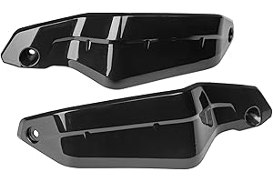 Lorababer moto Paramani per spazzole per schermi Protezione per parabrezza Paravento per paramani Compatibile con CRF1100L Africa Twin Adv. Sport 2020-2024 Xadv 750 21-24 XL750 23-24 (Nero)