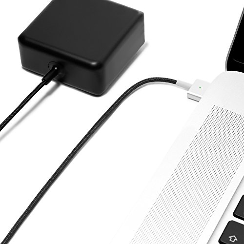 iProtect Nylon Ladegerät 60W für Apple MacBook mit MagSafe 2 Netzanschluss in matt Schwarz – Limited Edition - 3