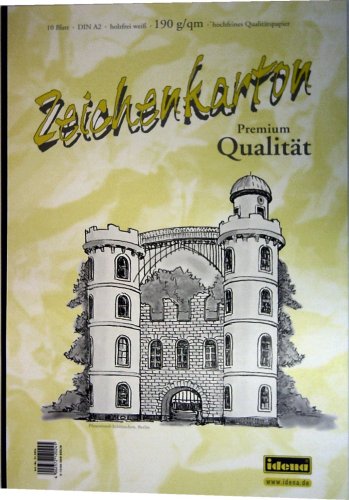 Preisvergleich Produktbild Zeichenkarton A2 190g 10Bl. 5er Pack