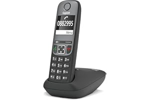 Gigaset AS690 - Cordless con Vivavoce Alta Qualità - Tastiera Illuminata ed Ampio Display - Black List - Lista chiamate, Grigio antracite [Versione Italiana]