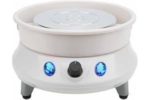 SHIPENOPHY Elektrisches DIY-Ton-Werkzeug, Töpferscheibe aus ABS, abnehmbare Legierung, helle Farben für den Heimgebrauch für DIY-Keramik (#3)