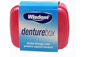 Wisdom Denture Box Storage Container - Assorted Colours