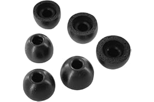 TENNMAK Wkładki douszne z pianki z pamięcią kształtu do Skullcandy Rail ANC/Push Active douszne bezprzewodowe słuchawki douszne końcówki douszne