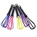 5pcs Plastic Salon Hair Color Dye Cream Whisk Mixer Stirrer Random Colors