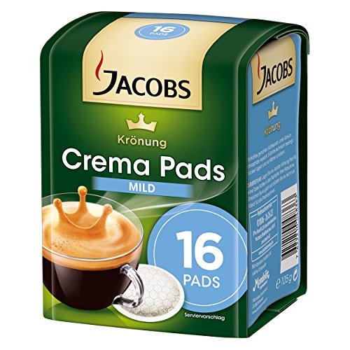 Preisvergleich Produktbild Jacobs Krönung Crema Pads Mild 16er