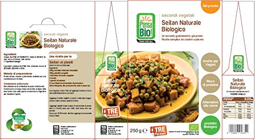 Seitan al naturale Sottovuoto in astuccio 250 - BIO