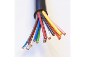 BMF DIRECT Câble 13 conducteurs 12 V 24 V pour remorque, caravane, automobile et marine (2 mètres)