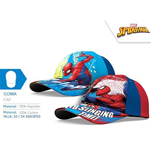 Kids Spiderman Gorra Surtido Rojo y Azul