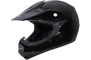Zorax ZOR-X15 Black L (53-54cm) Children Kids MX Motorbike Motocross Helmet Dirt Bike Helmet ECE 2206