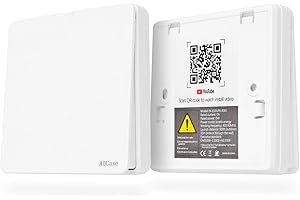 AICase Interruttore Luce Senza Fili, Interruttore Luci Mobile Radio Telecomando Fino a 600 Metri On/Off Switch Wireless per Lampade e Apparecchi Elettrici, (interruttore singolo)