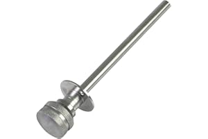 Amig - Pasador de Bloqueo para Ventanas Correderas de Madera o Aluminio Mod.40 - Válido para Asegurar Persianas - Cierre de Seguridad de Zamak Cromado - Medidas: Ø 30 x 152 mm